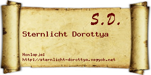 Sternlicht Dorottya névjegykártya